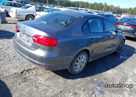 2012 Volkswagen Jetta 2.0L S z USA, uszkodzony, nr VIN 3VW1K7AJ2CM353479